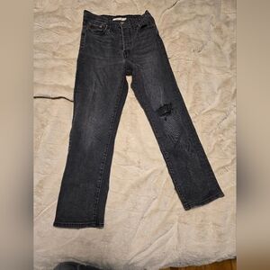 Womens Levi Wedgie Straight Jean 26